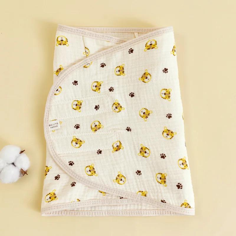 Baby-Wickeldecke, 0–6 Monate, Gurt schützt den Bauch, Baby-Schlafdecke, Wickeltuch für Neugeborene, dünner Stil, für den Sommer