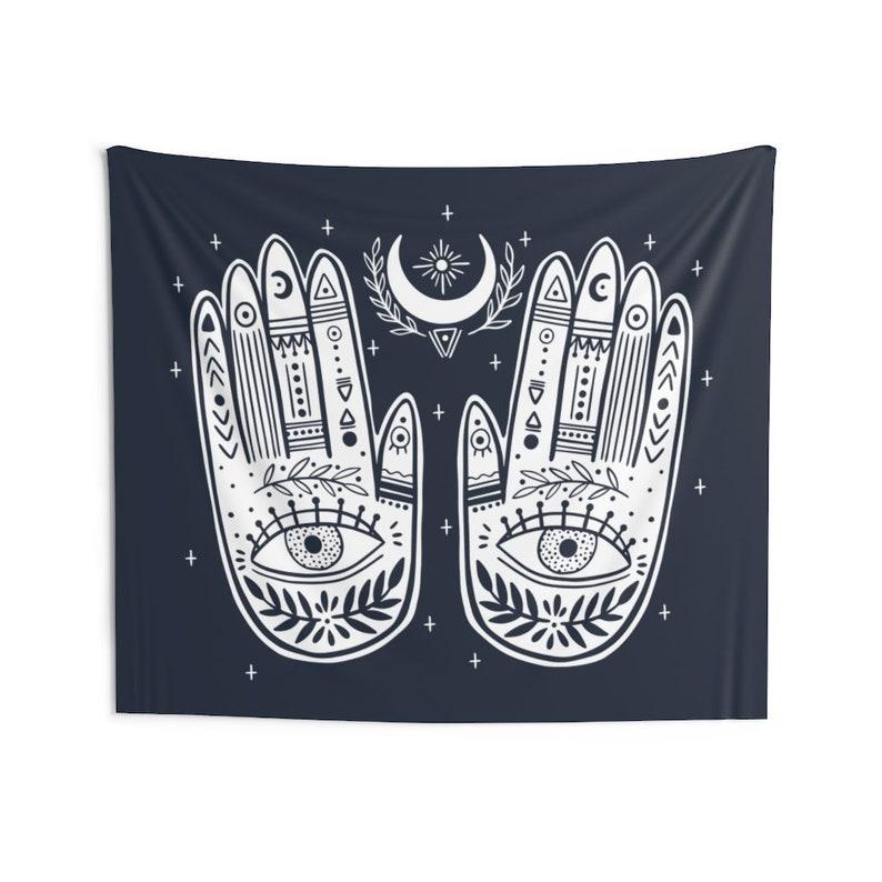 Spiritual Palmistry tapestry 75x100 чёрный