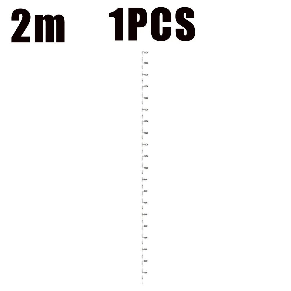 

2M Waterproof PVC Self Adhesive Height Chart Wall Sticker Removable Kids Room Decor for Home School Growth Measurement