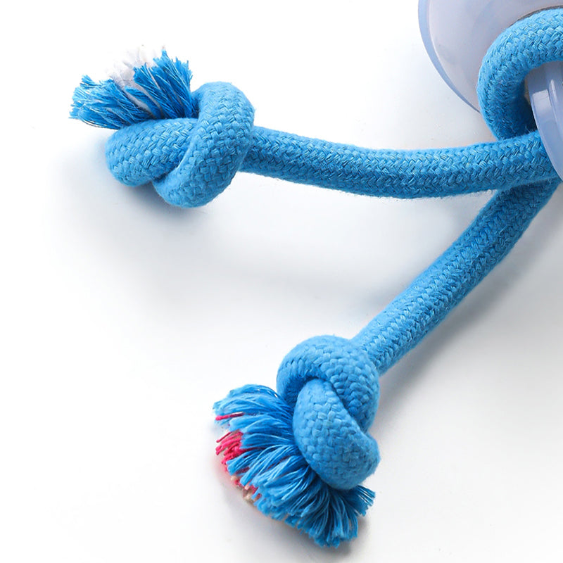Smart Dog Toy Ball Electronic Interactive Pet Toy Moving Ball Rope Automatic Moving Toy USB Rechargeable Toy for Puppy Chew