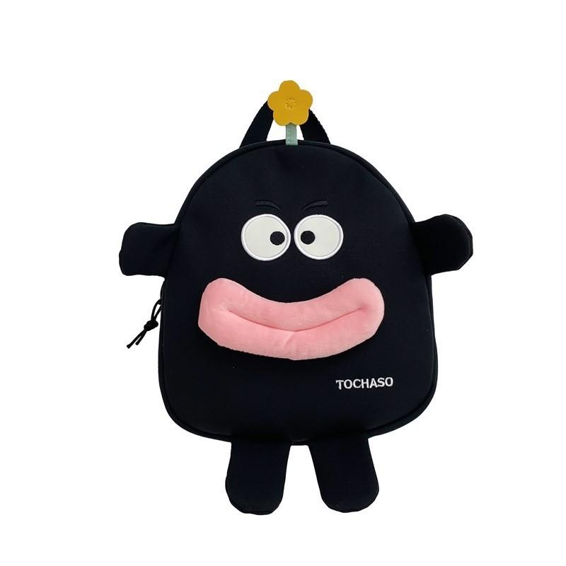 Adorable Japanese Style Cartoon Backpack Breathable Cotton Large Capacity School Bag For Kids