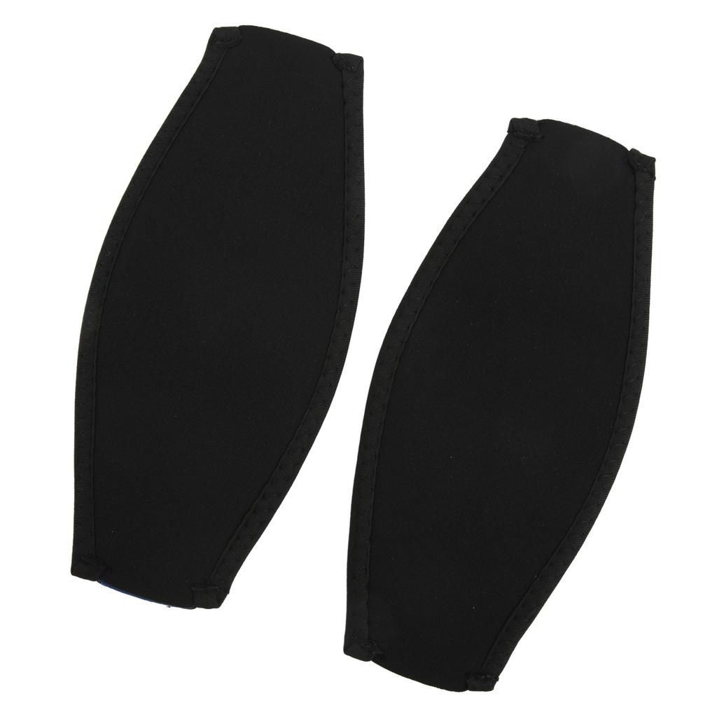 2 Stück Tauchmaskenband Schwarzes Neoprenmaterial Stabilisierender Sicherheitschutz Tauchwickelband für Männer Frauen