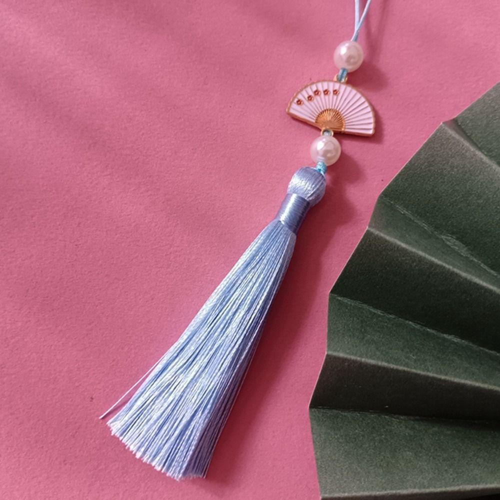 Lucky Bookmark Tassels DIY Crafts Phone Pendant Chain Clothing Pendant Tassel Car Keyring  Earrings
