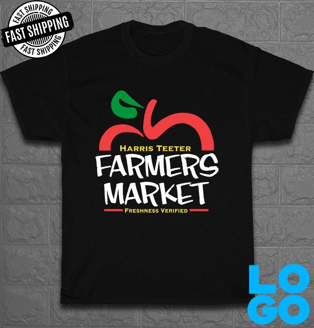 

Harris Teeter Farmers Market Logo Men s Funny T-Shirt Made In USA Size S to 5XL XL