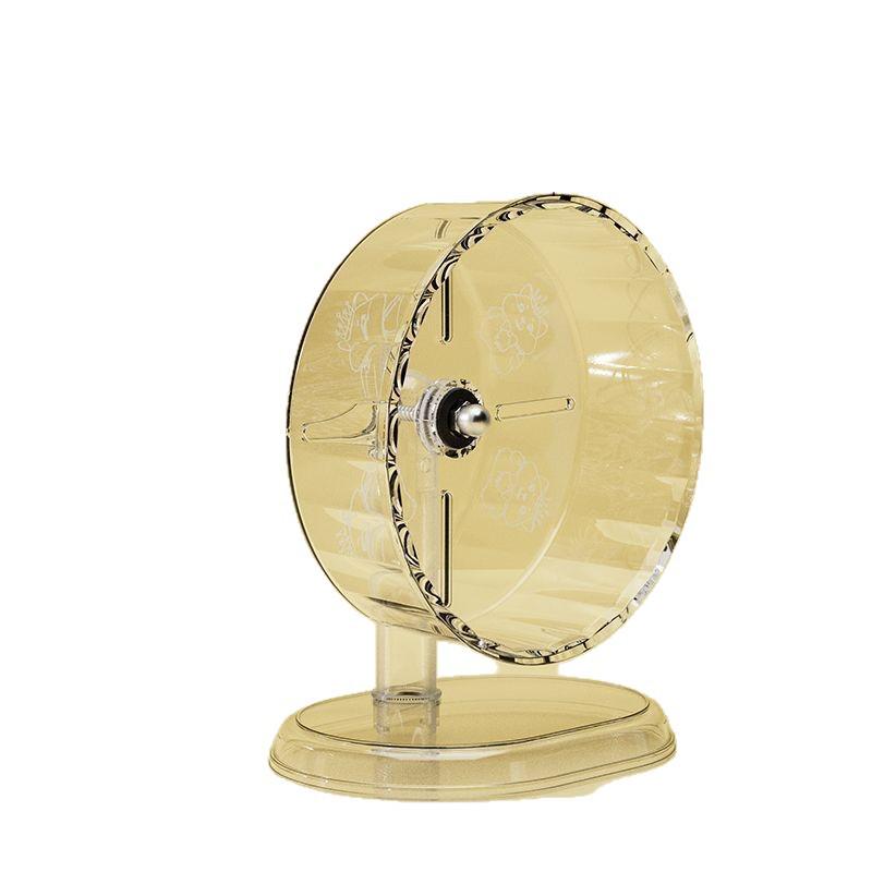 Silent Running Wheel for Small Pets - Cute Hamster Exercise Toy with Transparent Stand