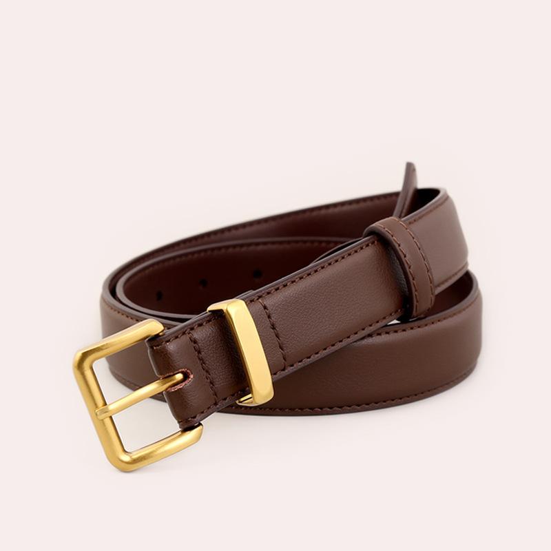 

elt ew omen s eather Belt imple remium ersatile Belt with rousers actory 100*3cm