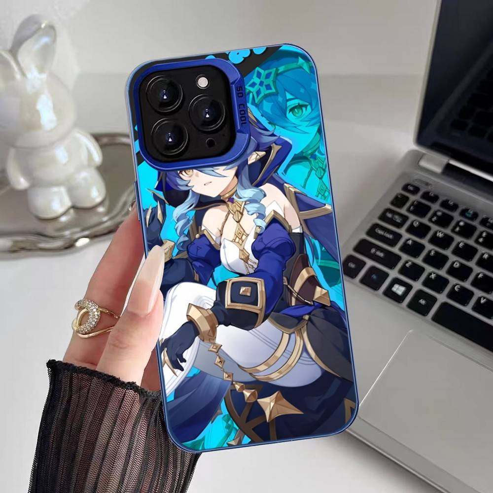 Layla Genshin Impact Handyhülle Für IPhone 17 16 15 14 13 12 11 Plus Pro Max Mehrfarbig Aurora Laser Stoßfest Funda Hülle