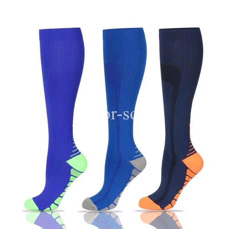 1/3 Pairs Compression Socks Knee High 20-30 Mmhg Fit Medical Edema Diabetes Varicose Veins Running Marathon Sports Socks