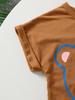 Fashion Summer Baby Boys Teddy Bear Print Short Sleeve T-Shirt & Shorts 2PCS Summer Outfit for0-3Y Newborn Baby Casual Outfit