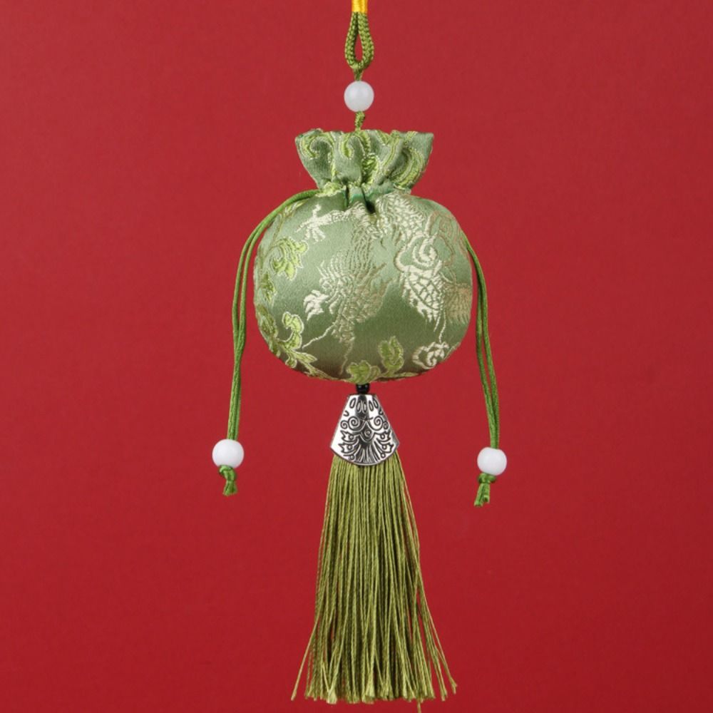 Flower Jewelry Storage Bag Embroidery Jewelry Packaging Smooth Chinese Style Sachet  Girl