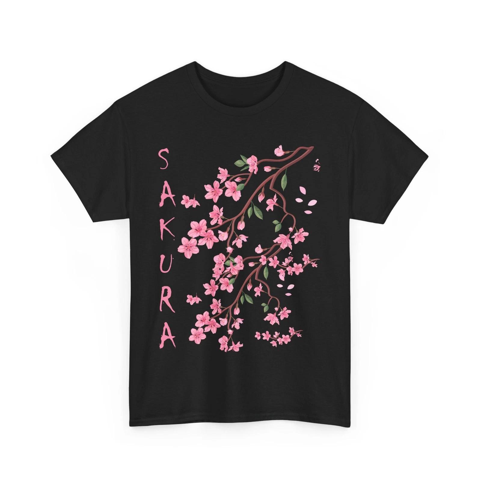 Sakura Trees T shirt, Cherry Blossom Japanese Culture Lovers Women Men Shirt S