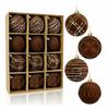Flocked Christmas Balls Plush Velvet Hanging Ornaments Pendant Christmas Decorations  Home Decor