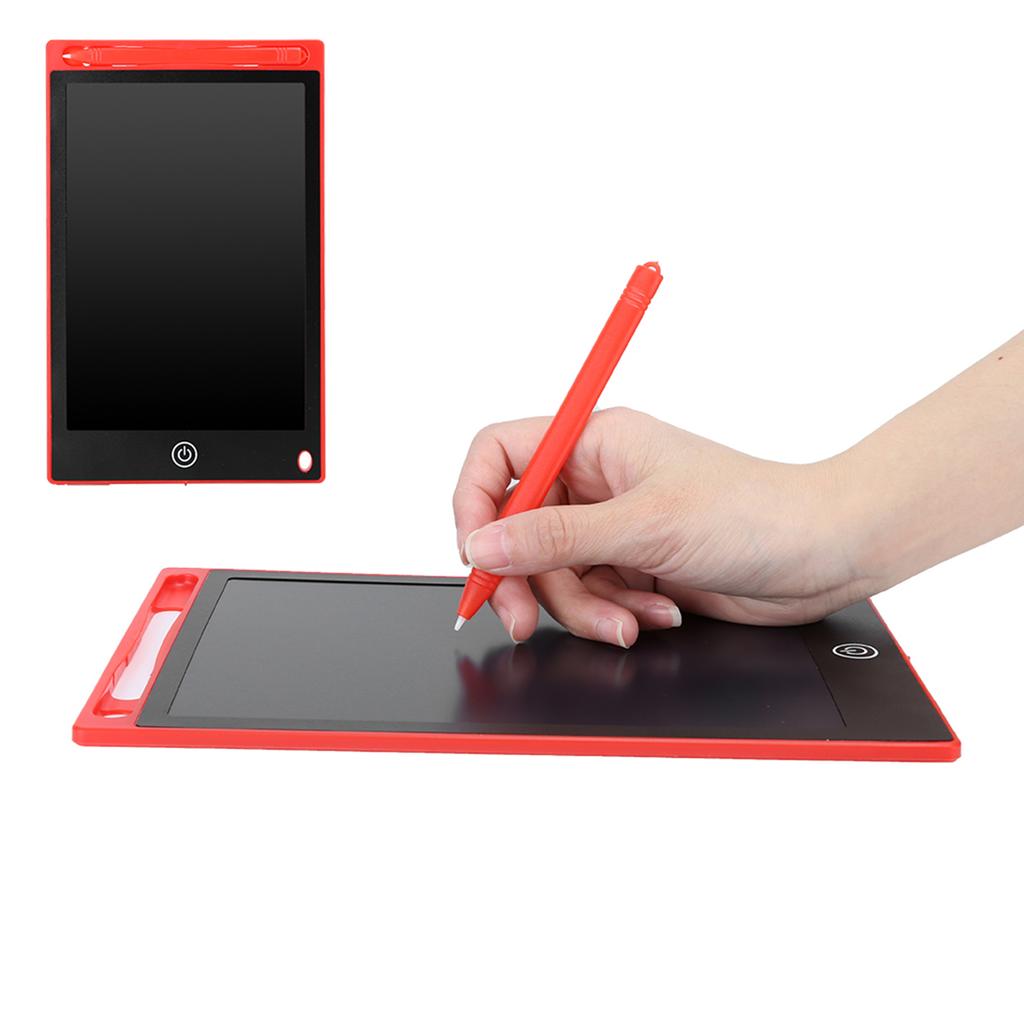 2Pcs 8.5in Electronic Figure LCD Writing Pad Drawing Children Notebook for Family Schoolred
