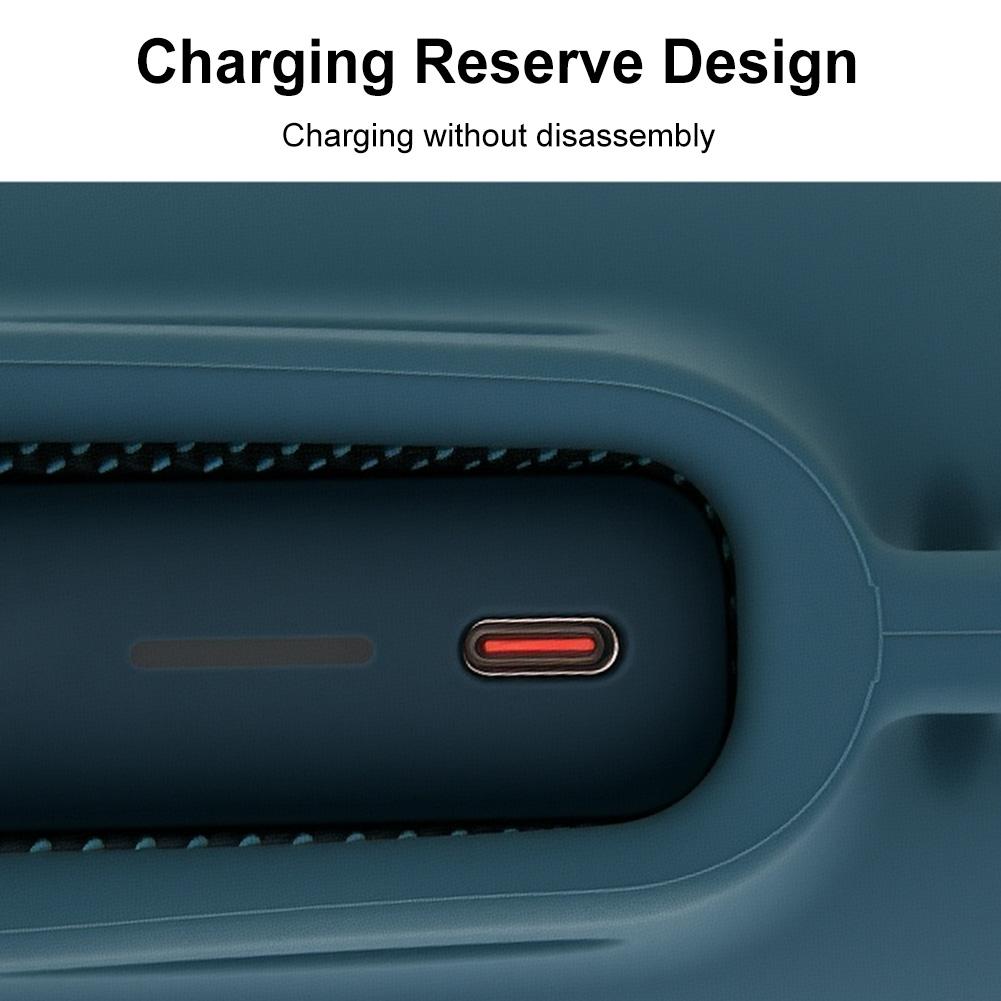 Silicone Case with Shoulder Strap Portable Travel Soft Cover Silicone Protective Cover Shell for JBL Flip 7 Speaker