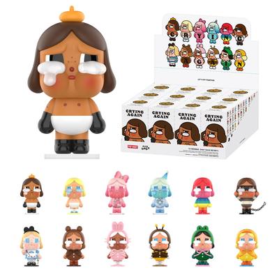 POP MART CRYBABY Crying Again Series [1 Pezzo] Pop Mart Gachapon Blind Box Figure Modello in Plastica Giocattolo Premium PVC Vinile Morbido Personaggio Originale