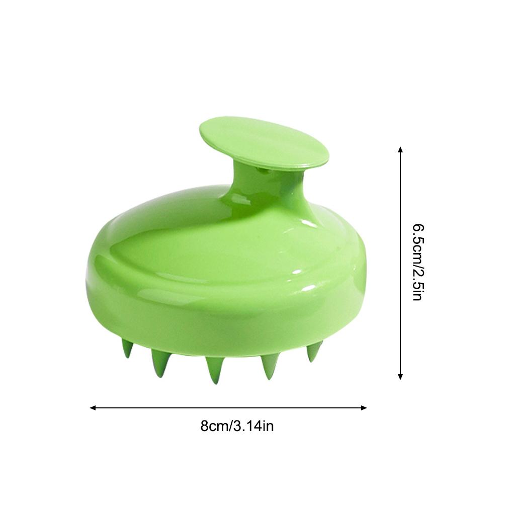 Handheld Scalp Soft Brush Stress Relief Shower Hair Root Massager Wet Dry Use Bathing Scrubber Men Exfoliator Households