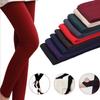 Autumn and Winter New Women's Pull-up Pants, Thin and Fleece Pants, Foot-stepping Fleece Pantyhose