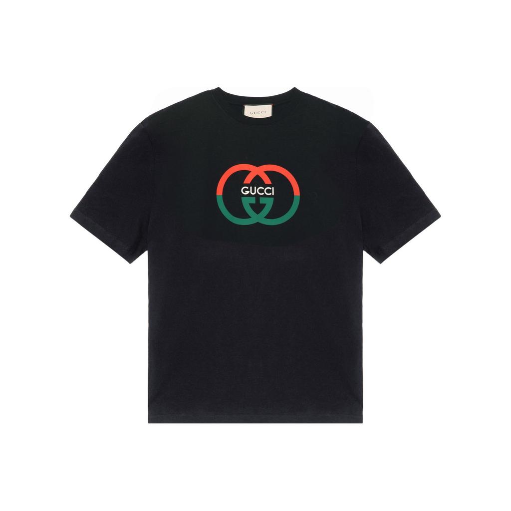 Gucci Logo Printed Crewneck T-Shirt 771758-XJF68-1152