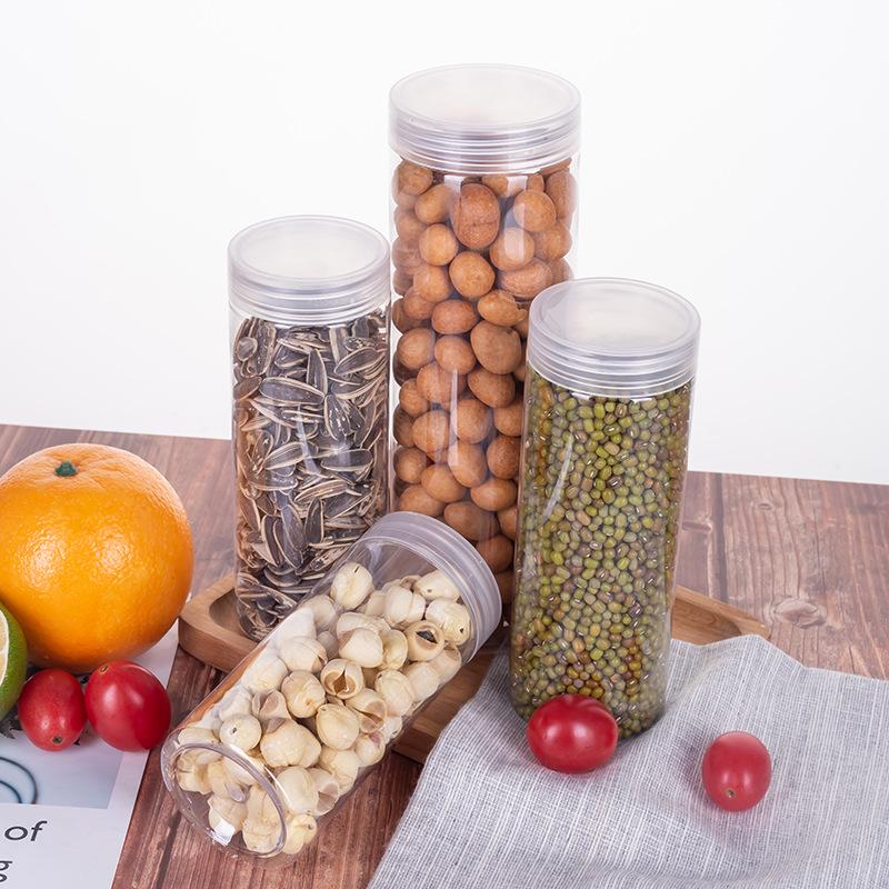 5.5x8.0 PET Plastic Jar: 400ml Food-Grade Wide Mouth Transparent Sealed Bottle