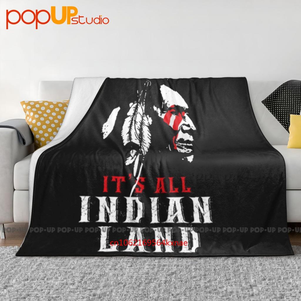 Its All Indian Land Native America Ultra-Soft Blanket Quilt Winter Sofa Cover Bed Covers