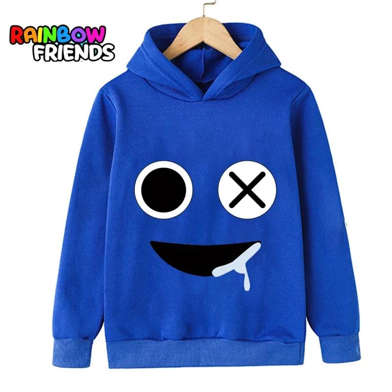 2025 Mikiny Svetr Rainbow Friends Podzim Zima Fleece Děti Dívky Chlapci Dítě Batole Kojenecké Oblečení Vánoční Dárek Mikiny