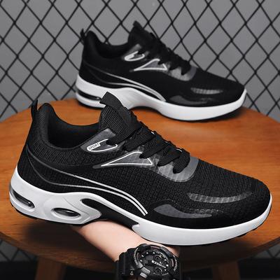 Unisex Shoes New Fly-woven Air Cushion Soft-soled Shoes Fashion Trend Breathable Sneakers