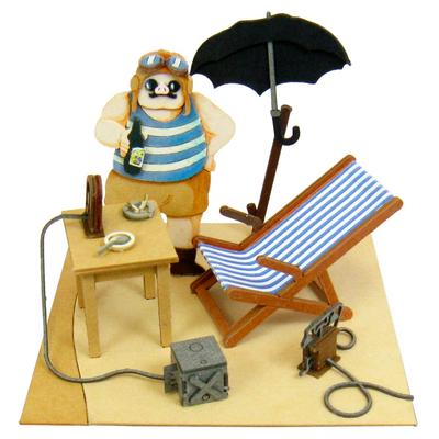 Sankei Studio Ghibli Mini Porco Rosso Hideout Papercraft Porco's Non-scale MP07-23