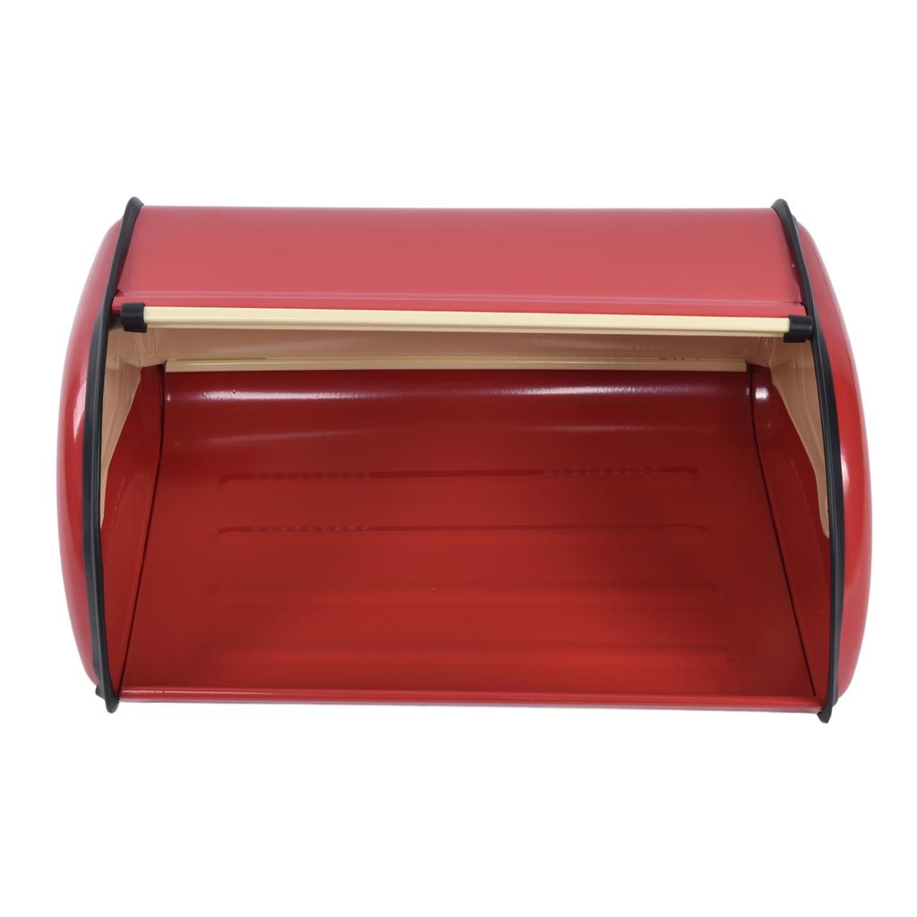 Metal Bread Box for Kitchen Countertop Large Capacity Bread Bin Holder Container with Roll Top