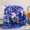 Chelsea FC Football Print FlAannel Blanket, High Quality Comfortable for All Seasons, Home Decor, Warmth and Comfort