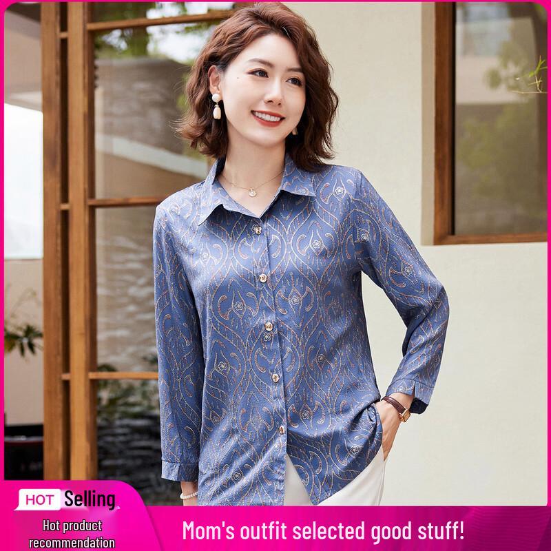 

Pasite Women s Floral Print Long Sleeve Shirt 2XL