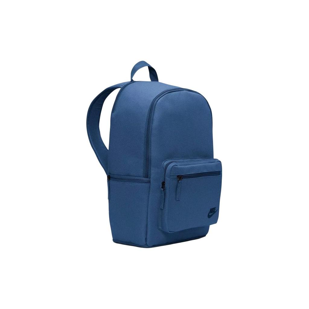 Nike Heritage Eugene Basic Small Logo Fabric Backpack Unisex Backpack Navy-Blue DB3300-469