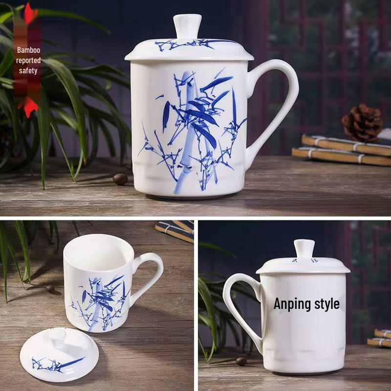 Translucent Bone China Tea Cup with Lid - Ideal for Home, Office, Hotel, or Gift.