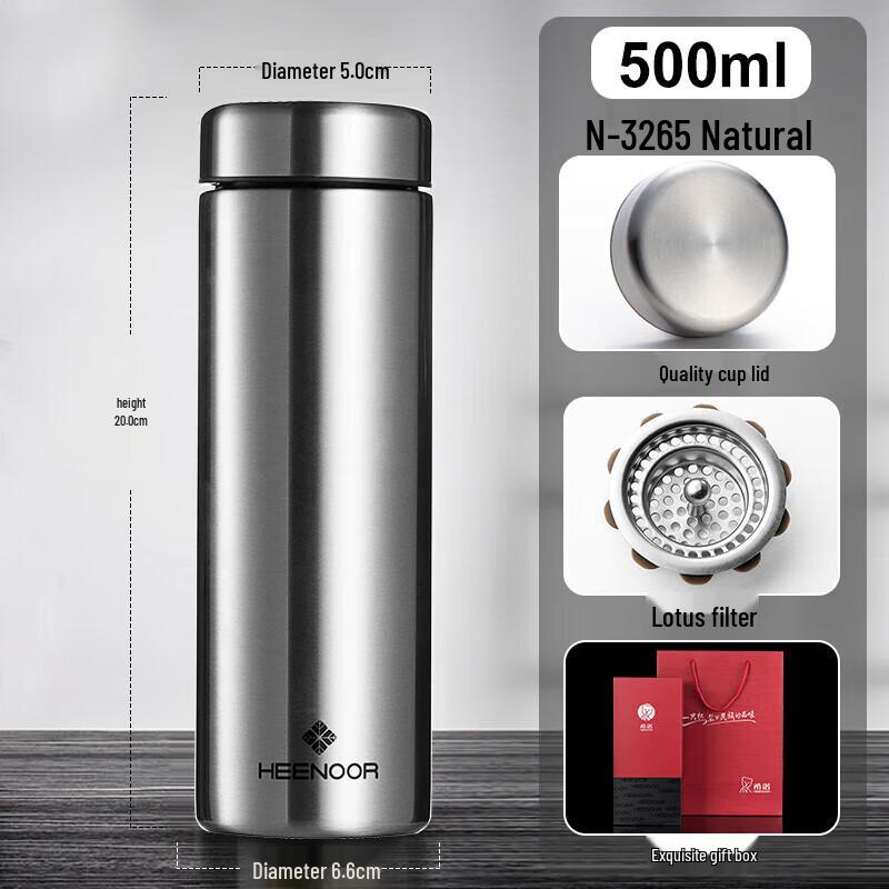 Ceno N-3265 Portable Stainless Steel Thermos Mug