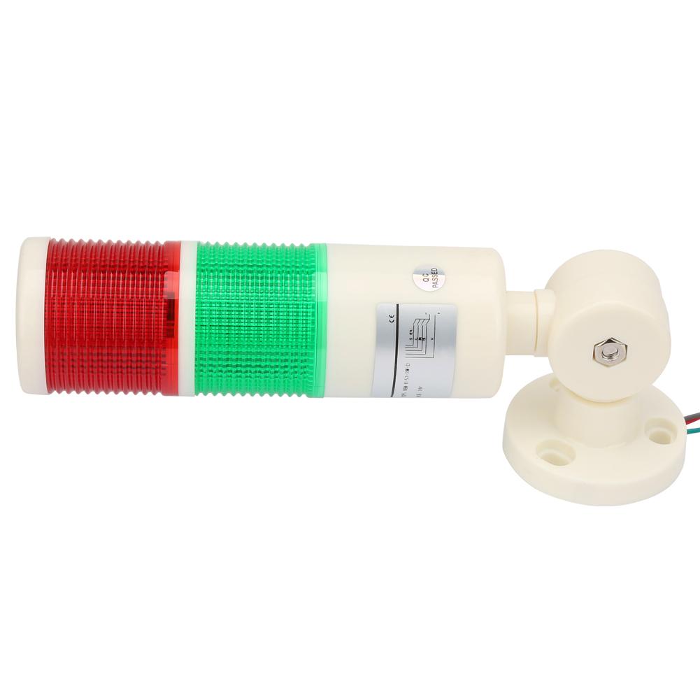 Red /Green CNC Machine Warning LED Indicator Alarm Signal Light 24VDC