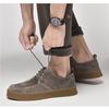 Outdoor Fashionable Suede Men's Lace-Up Casual Shoe Low-Top Thick-Soled Durable Oxford Shoe Lightweight Comfortable Walking Shoe