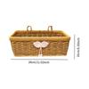 Imitation Basket Woven in Rattan, Kitchen Editing Organizer, Storage Organizer Hanging Basket