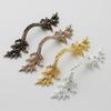 European Style Vintage Drawer Pulls Zinc Alloy Wardrobe Door Handles  For Kitchen Cabinets