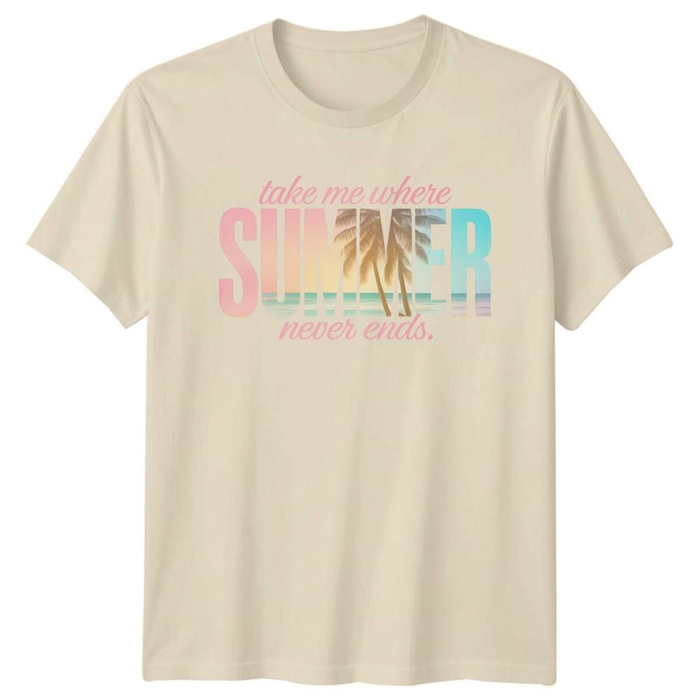 Take Me Where Summer Never Ends Travel Unisexs TShirt Unisexs Tee