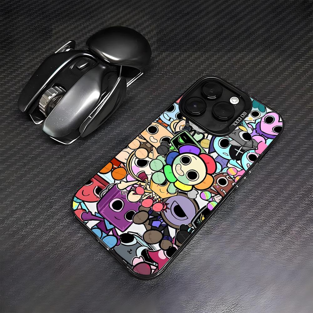 

A-Dandys B-World Phone Case For IPhone17 Air 16 15 14 Plus 13 12 11 Pro 7 8 XS Max XR Silver Black Bumper Case iPhone 11 Pro