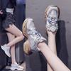 [Amano] Mesh Daddy Shoes Girl 2025 Spring Thick-soled Height Increase Casual Versatile Running Shoes Show High and Breathable