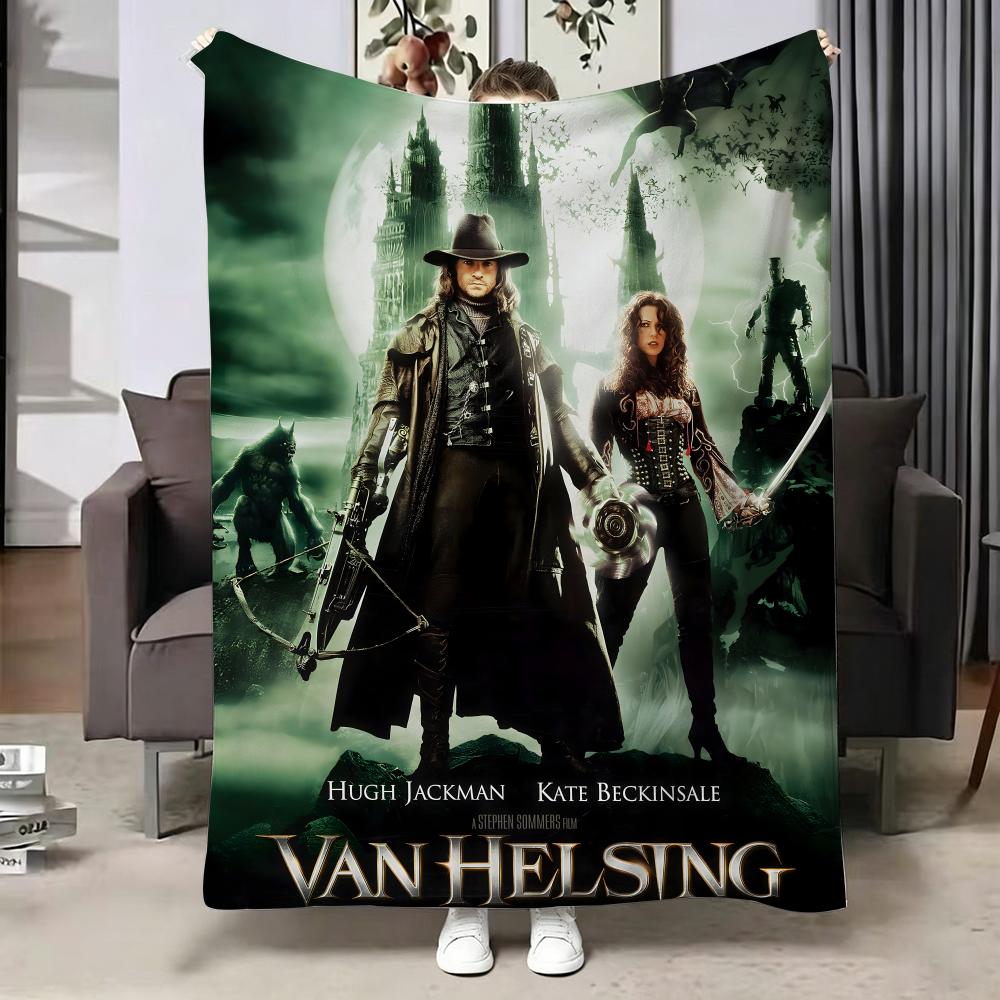 Movie VVan HHelsing Throw Soft Warm Flannel Blanket Multiuse Throw for Bed Sofa Office Air Conditioning Nap Blanket