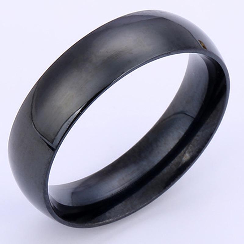Módní šarm Šperky Trendy Romantický milenec Titanium Steel Pár Zásnubní prsten Dárek pro milence