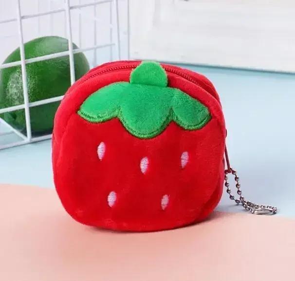 Cartoon Cute Animal Fish Chick Coin Purse Wallet Plush Coin Bag Key Earphone Coin Organizer Pouch Zipper Bag Kids Gifts