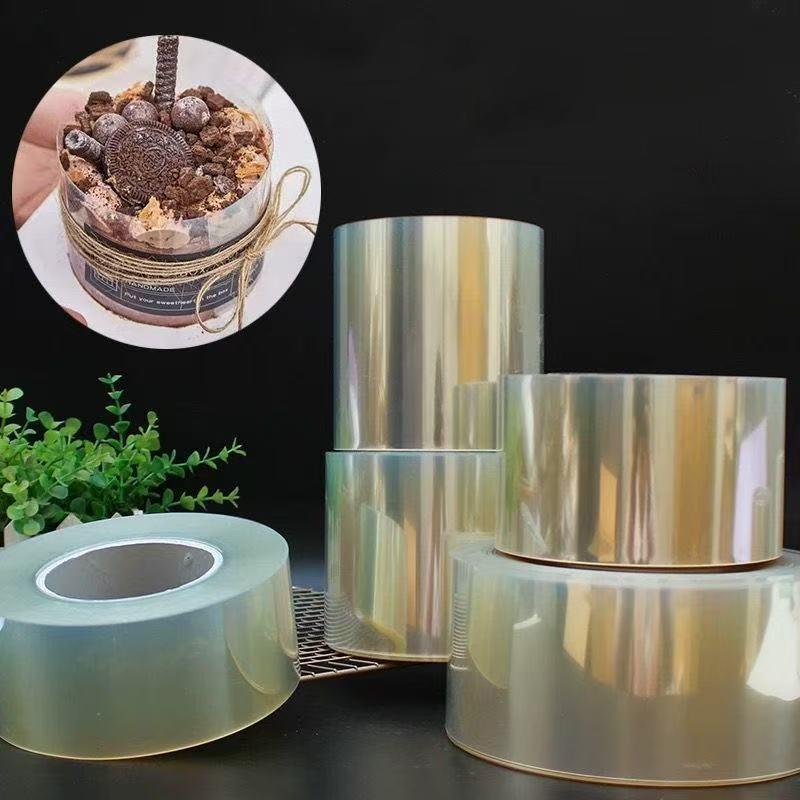 8Cm/10Cm/12Cm 0.5Kg/1Kg Clear Cake Film Acetate Film Sheet Acetate Cake Collar Acetate Roll Cake Collar Cake Surround Film