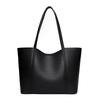 2026 Luxury Women Solid Color Shoulder Bag Retro Luxury Women's Large Capacity Shopping Bags Bucket Sac Female Crossbody Bolsas