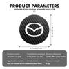 For Mazda 2Pcs Car Interior Leather Coaster Anti-noise Water Cup Pad 2 3 5 6 Axela Atenza Speed 6 CX3 CX4 CX5 CX7 CX8 CX9 MS g1