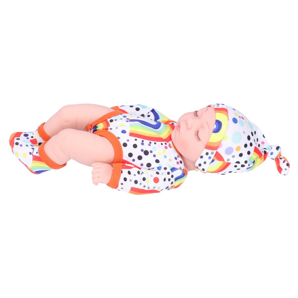 Simulated Cute Doll Baby Doll Kid Birthday Gift with Colorful Clothes 25cm