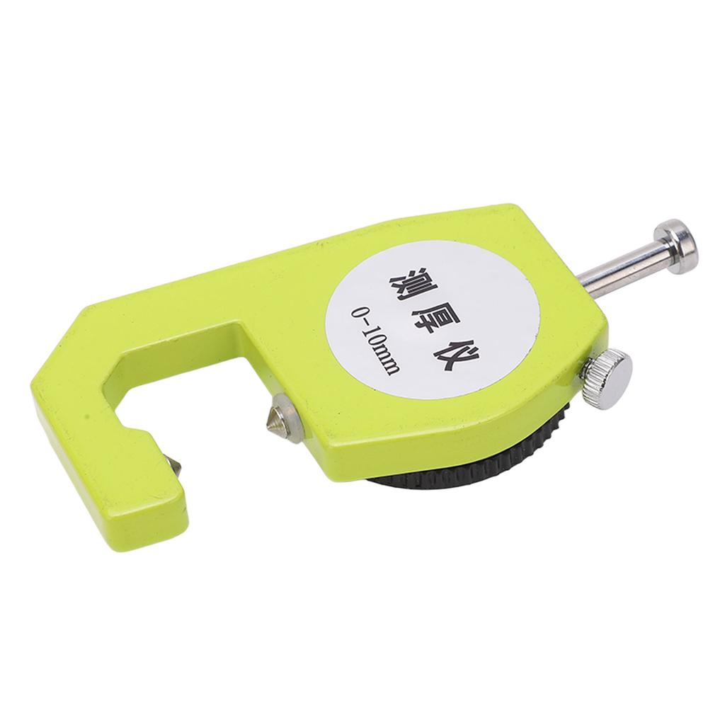 Thickness Meter 0.1mm Resolution 0 To 10mm Measure Range Professional Cone Head Dial Thickness Gauge
