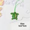 3D Ocean Theme Patches Handmade Rhinestone Beaded Patches with Hanging Rope Crystal Bag Lanyard Patch Beading Applique