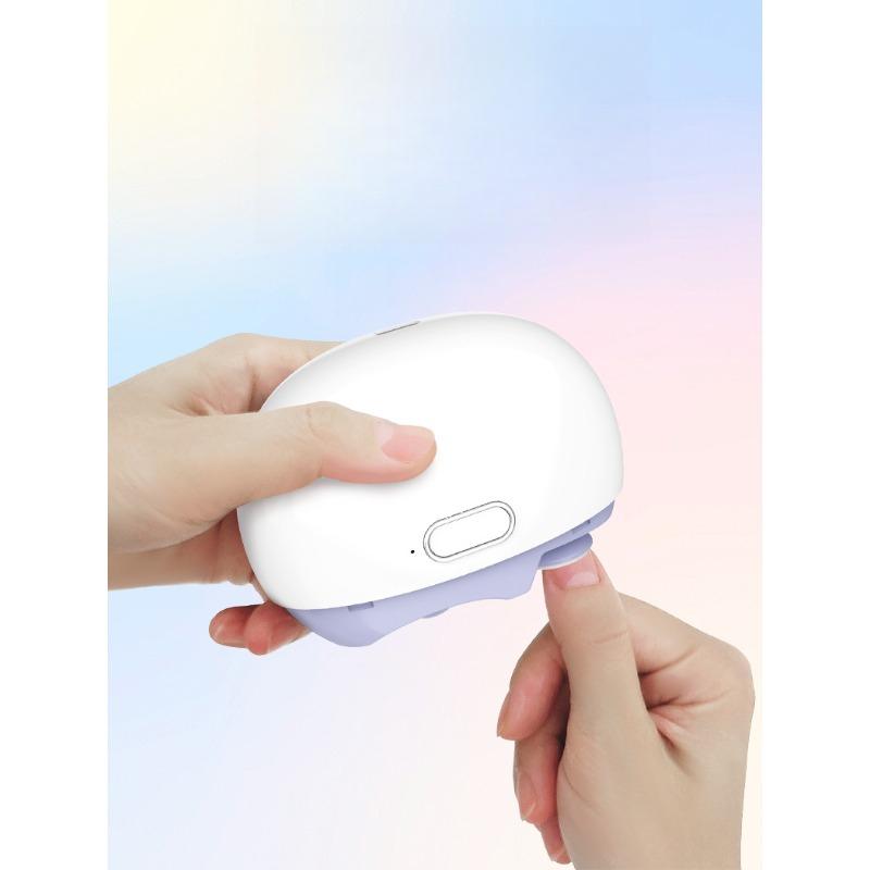 

Новая электрическая машинка для стрижки ногтей, точилка для ногтей, бытовая полностью автоматическая двухцелевая точилка для ногтей, детские и пожилые кусачки для ногтей фиолетовый